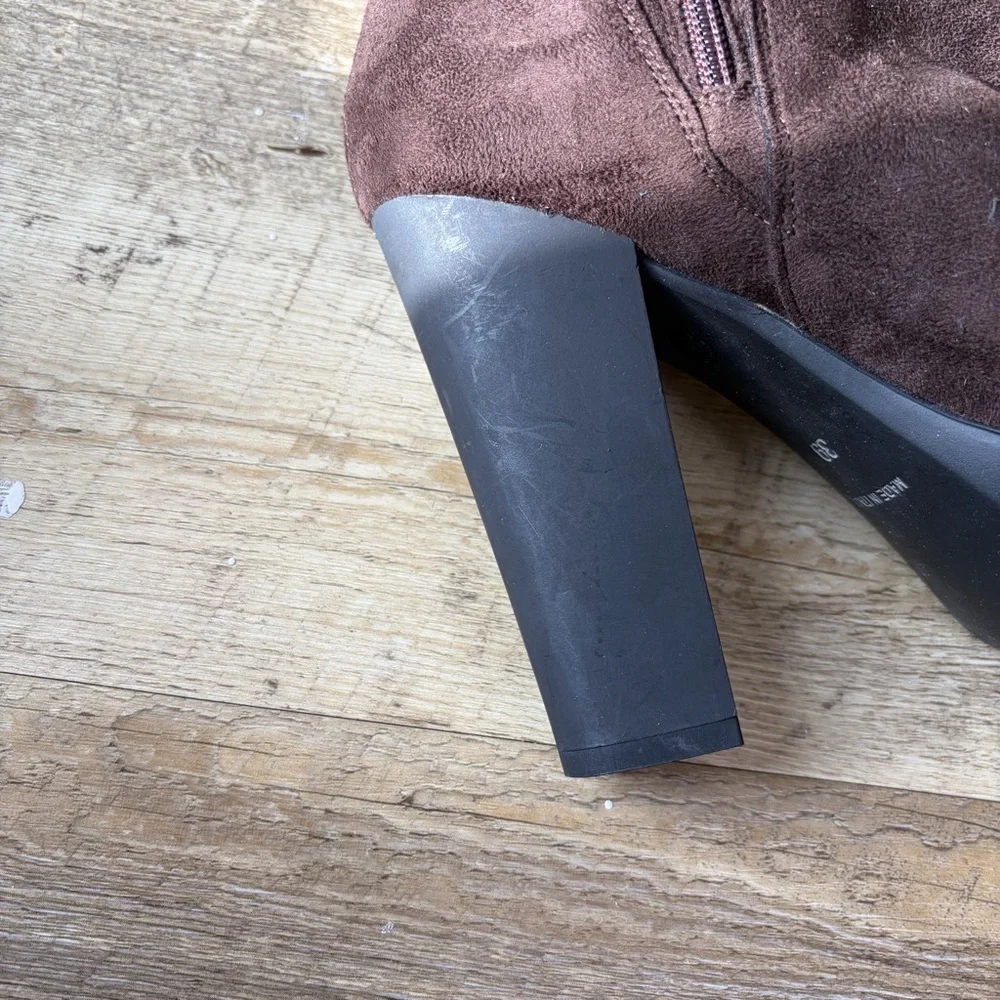 Frankie Segal Brown Over The Knee Boots